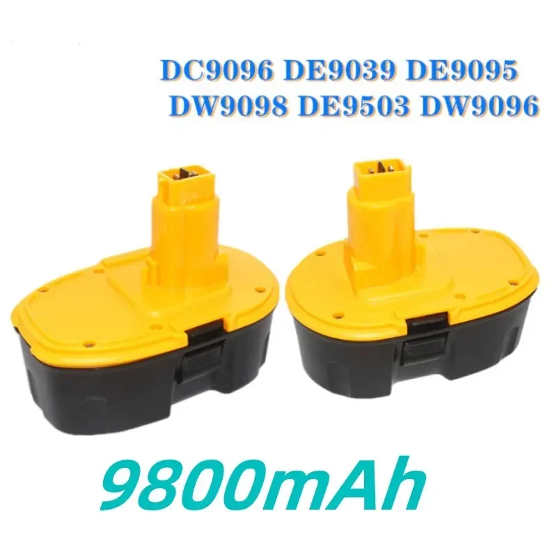 2023 New 18V 9800mAh Ni-MH Power Tool for Dewalt DC9096 DE9039 DE9095 DW9098 DE9503 DW9096 Replacement Battery
2023 New 18V 9800mAh Ni-MH Power Tool for Dewalt DC9096 DE9039 DE9095 DW9098 DE9503 DW9096 Replacement Battery