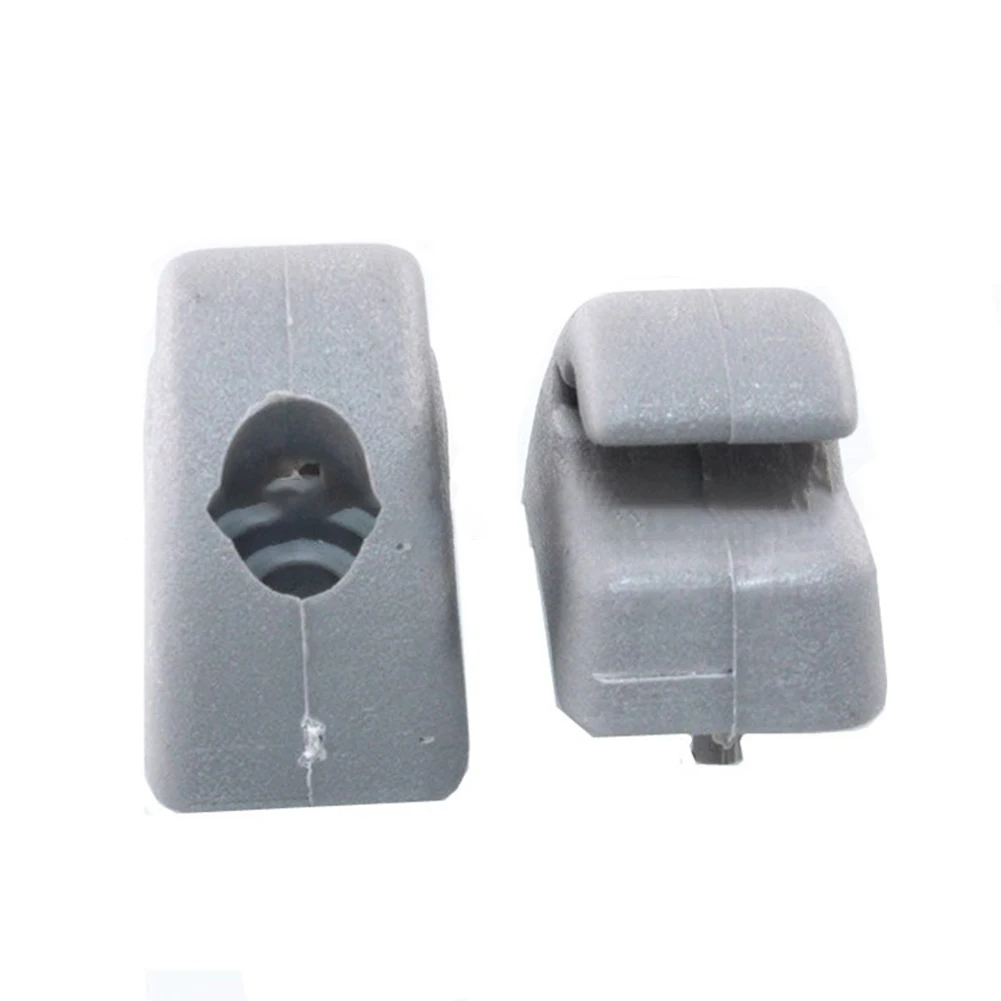 

2PCS Suitable For CHERY QQ QQ3 Car Sunvisor Buckles Clips Gray Automotive Replacement Accesories Plug-and-play Easy Installation