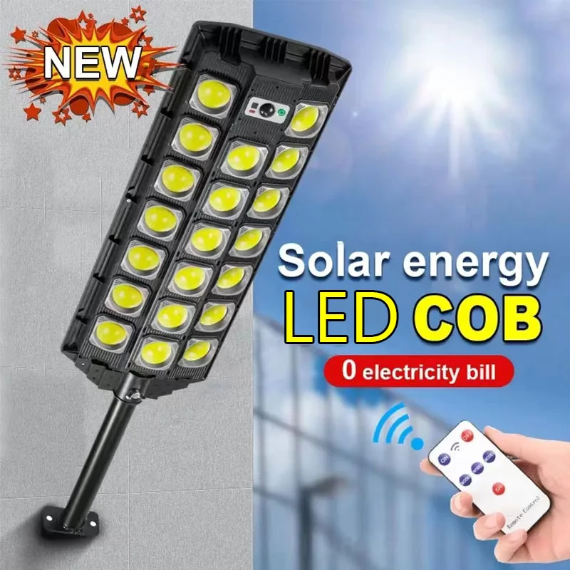 Solar Power Street Lamp with Motion Sensor Outdoor Led Headlight with Solar Panel IP66 Waterproof Security COB Lamp for Yard 
Solar Power Street Lamp with Motion Sensor Outdoor Led Headlight with Solar Panel IP66 Waterproof Security COB Lamp for Yard