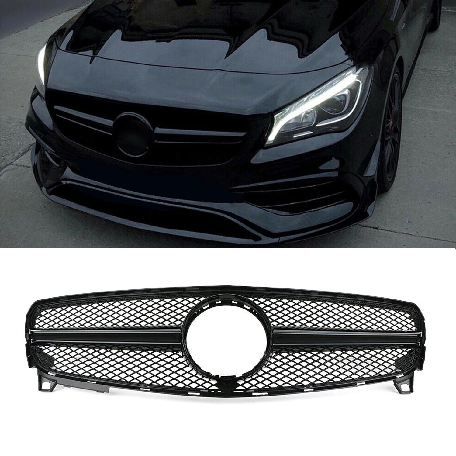Передняя решетка, совместимая с 2016-2018 Benz A Class W176 AMG, передний бампер, решетка радиатора, защитная крышка радиатора, матовый черный
Передняя решетка, совместимая с 2016-2018 Benz A Class W176 AMG, передний бампер, решетка радиатора, защитная крышка радиатора, матовый черный