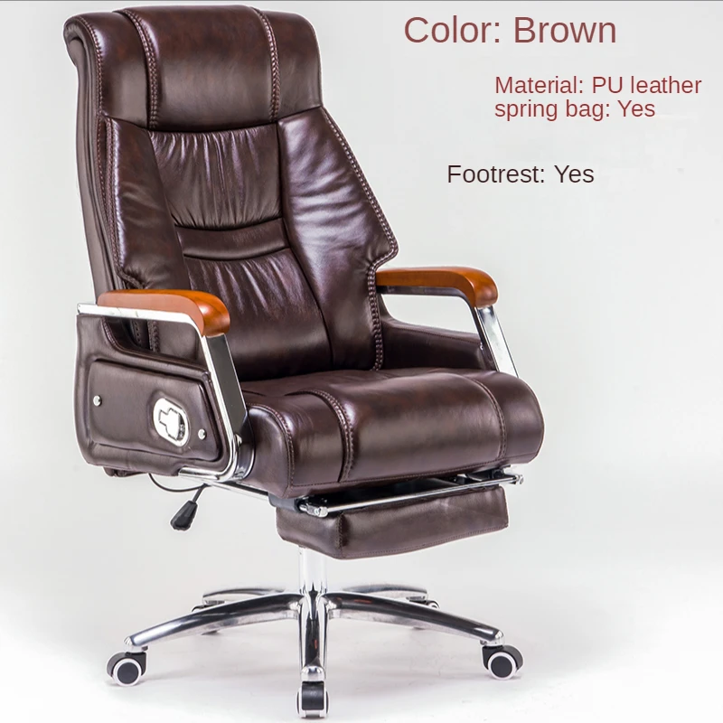Relaxing Executive Office Chair Ergonomic Swivel Reclining Bureaucrat Computer Arm Chair Waiting Footrest Bureau Gamer Furniture
Relaxing Executive Office Chair Ergonomic Swivel Reclining Bureaucrat Computer Arm Chair Waiting Footrest Bureau Gamer Furniture