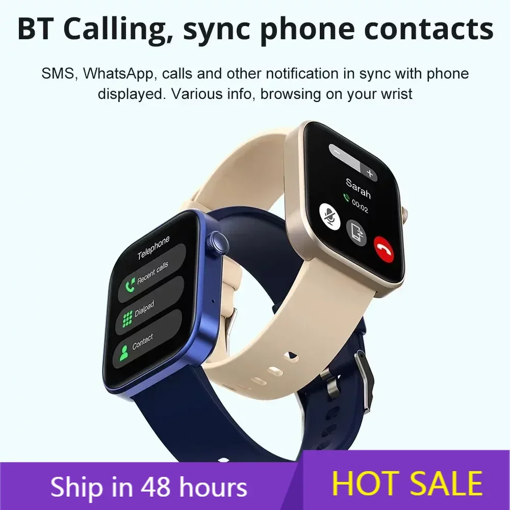 

NEW P71 Voice Calling Smartwatch Men Health Monitoring IP68 Waterproof Smart Notifications Voice Assistant Women Smart Watch