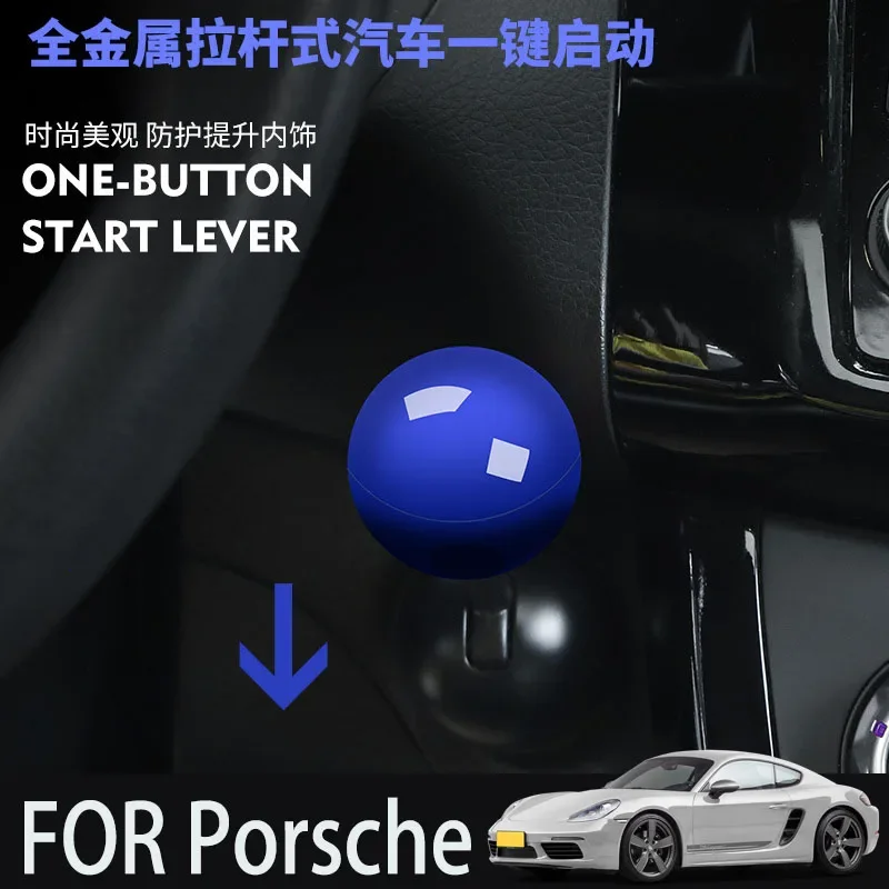 FOR Porsche car BUTTON START Modification of pull rod decorative ball All metal ball tie rod Circular decorative cover
FOR Porsche car BUTTON START Modification of pull rod decorative ball All metal ball tie rod Circular decorative cover