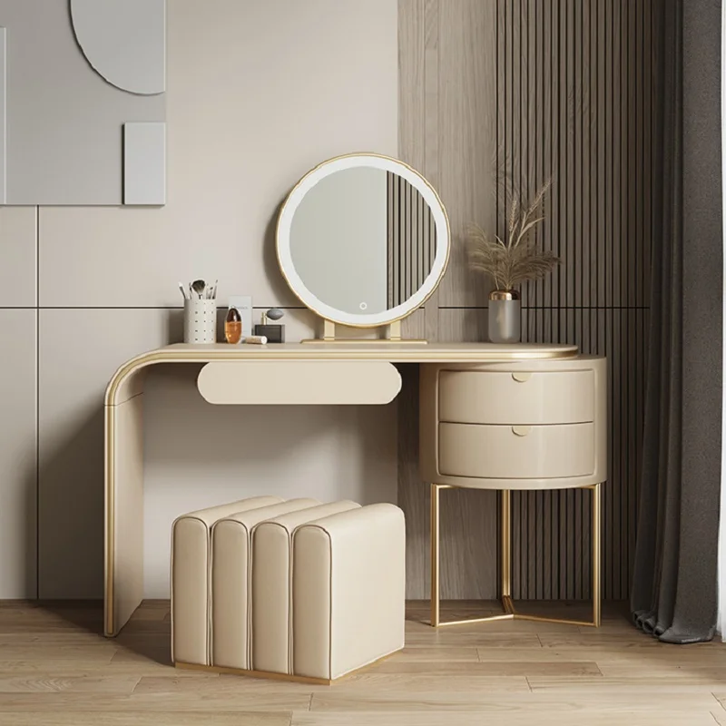 Luxury dresser, bucket cabinet, integrated bedroom storage cabinet, modern simple cosmetic table with led lamp
Luxury dresser, bucket cabinet, integrated bedroom storage cabinet, modern simple cosmetic table with led lamp