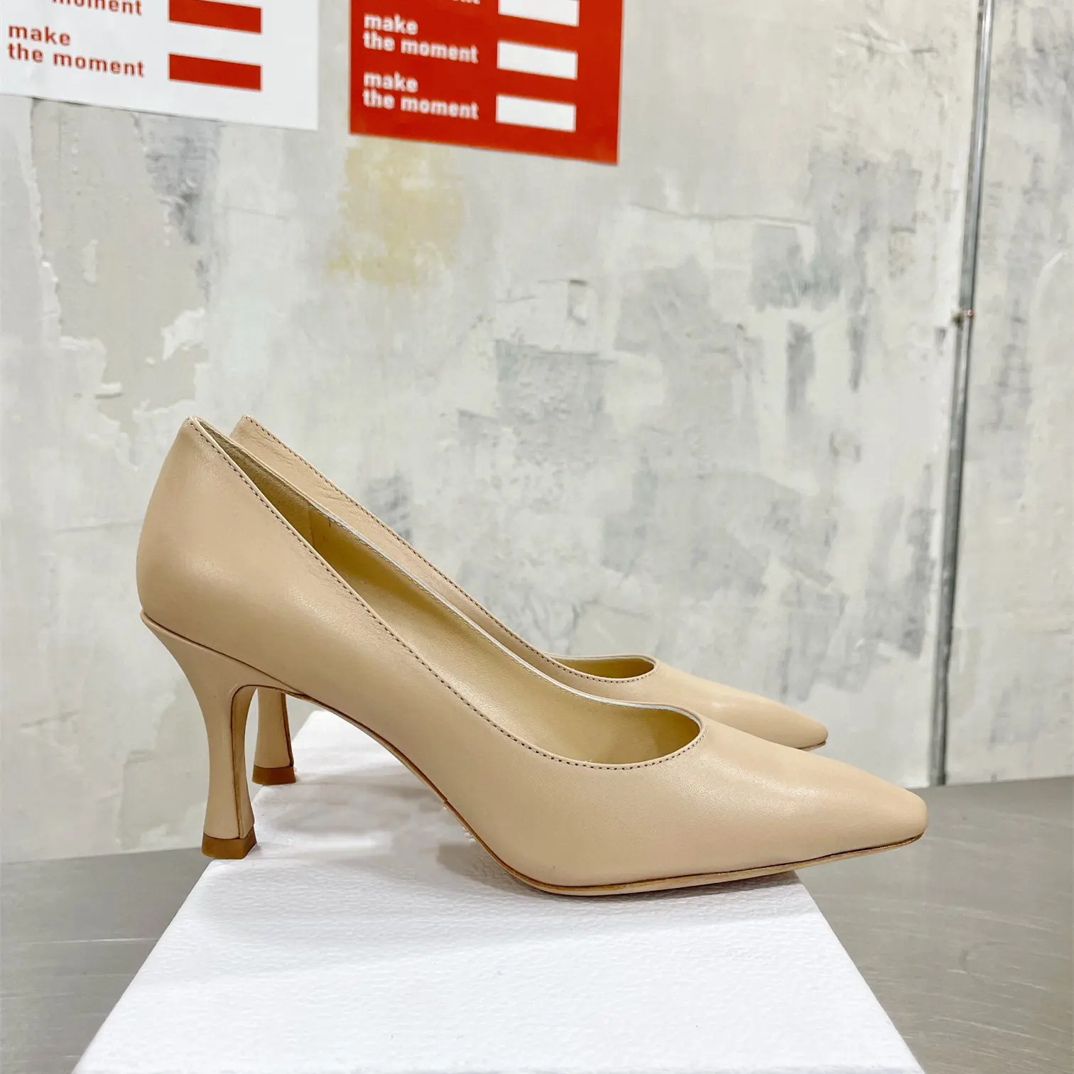 Casual Designer Office Lady Fashion Women Shoes Green Genuine Leather Round Toe High Heels Stiletto Pumps Zapatos Mujer
Casual Designer Office Lady Fashion Women Shoes Green Genuine Leather Round Toe High Heels Stiletto Pumps Zapatos Mujer