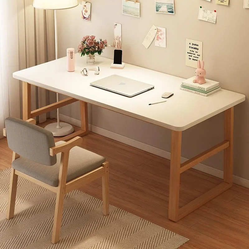Modern Writing Computer Desktop Home Simple Double Study Desk Wood Legs Laptop Table For Office Escritorio Furniture
Modern Writing Computer Desktop Home Simple Double Study Desk Wood Legs Laptop Table For Office Escritorio Furniture