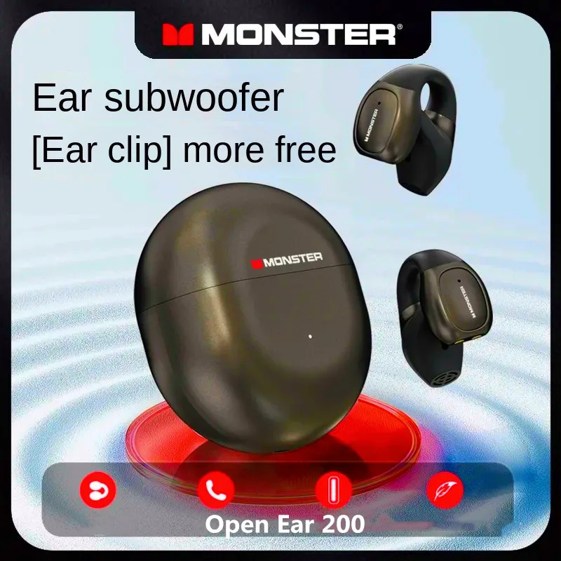 Наушники Monster Open Ear 200 TWS HM22175 Высококачественная музыка стереофонические наушники с костью Bluetooth 5.3 наушники беспроводные наушники с микрофоном водонепроницаемые спортивные наушники
Наушники Monster Open Ear 200 TWS HM22175 Высококачественная музыка стереофонические наушники с костью Bluetooth 5.3 наушники беспроводные наушники с микрофоном водонепроницаемые спортивные наушники