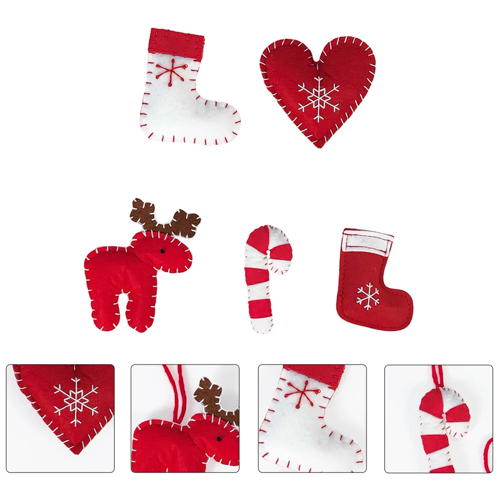 5 PCS Decorate Christmas Tree Decoration Ornaments Fireplace Gift Felt Xmas Layout Decors
5 PCS Decorate Christmas Tree Decoration Ornaments Fireplace Gift Felt Xmas Layout Decors