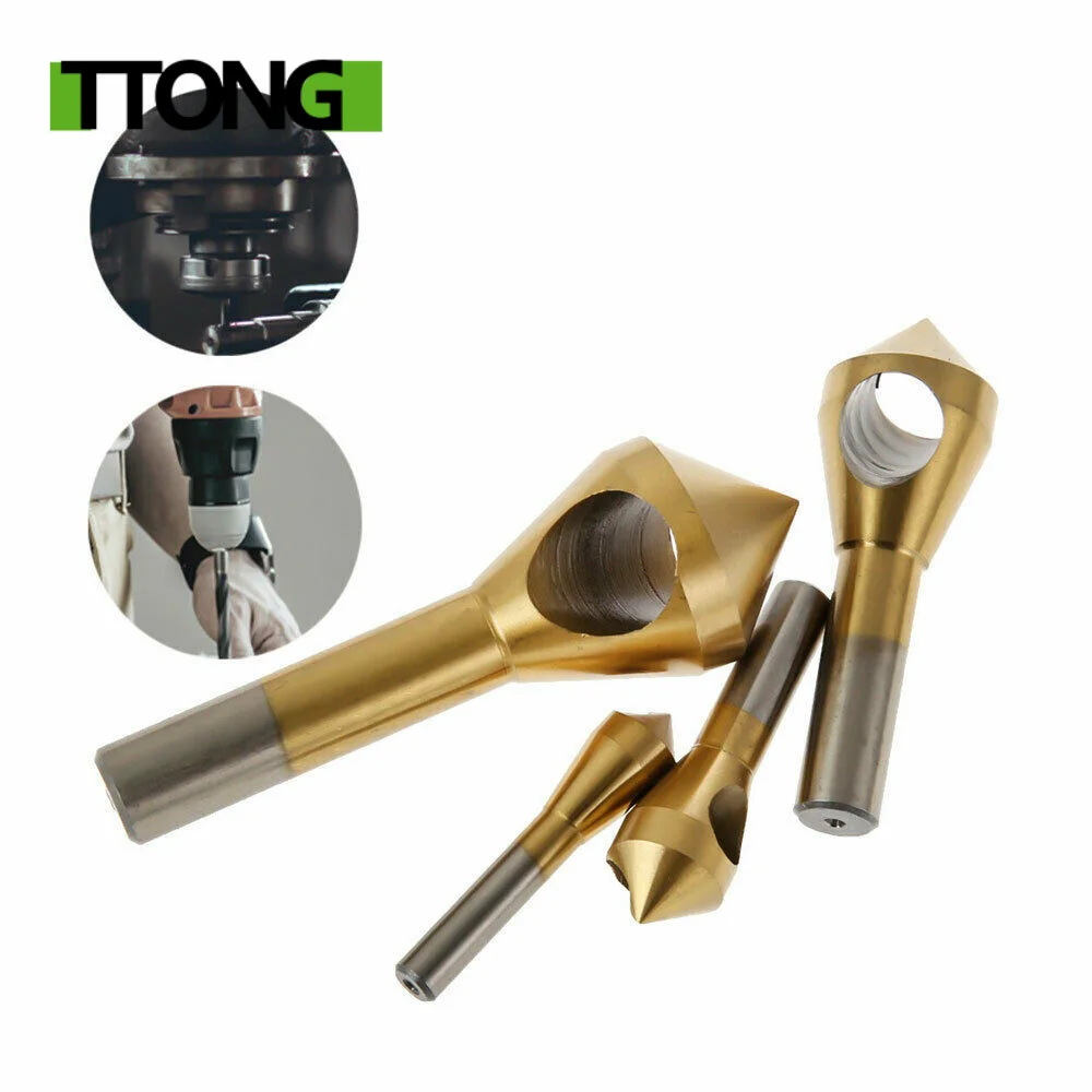 New Countersink Deburring Drill Bits Set Titanium Coated Chamfering Drill Oblique Hole Chamfer 90 Degree Deburring HSS Drill Bit
New Countersink Deburring Drill Bits Set Titanium Coated Chamfering Drill Oblique Hole Chamfer 90 Degree Deburring HSS Drill Bit