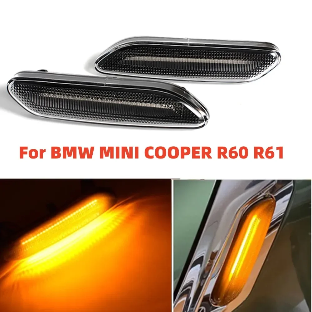 LED Dynamic Turn Signal Light Flowing Water Blinker For Mini Cooper R60 Countryman R61 Paceman Side Marker Flashing Indicator
LED Dynamic Turn Signal Light Flowing Water Blinker For Mini Cooper R60 Countryman R61 Paceman Side Marker Flashing Indicator