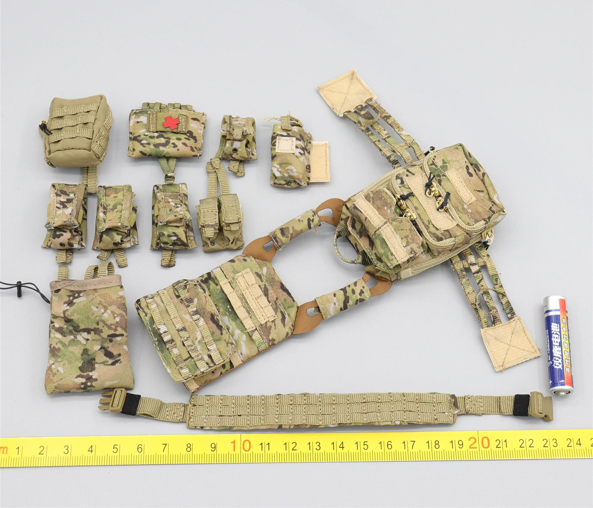 

1/6 Scale Soldier Chest Hanging Set Model for 12 '' M028 US Army Special Forces