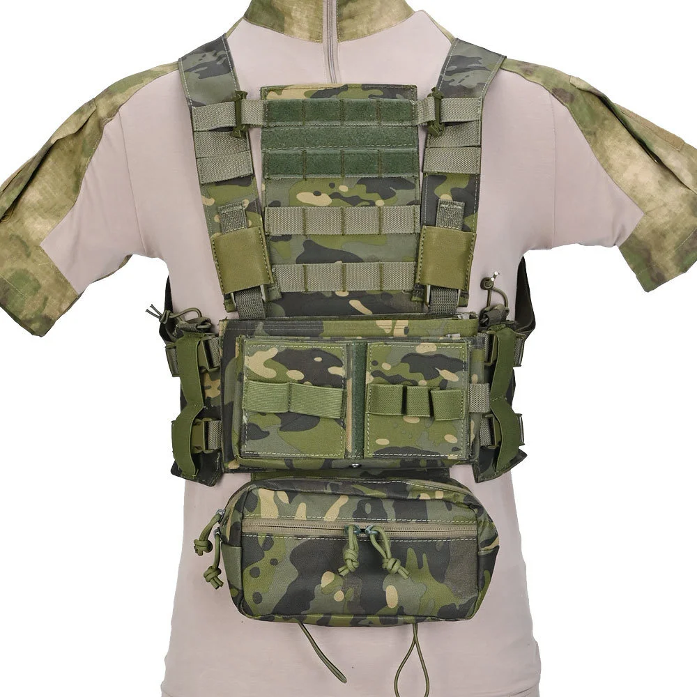 

New Tactical MK3 Chest Rig Modular Hunting Vest Camo SACK Pouch H Harness M4 AK Magazine Insert Airsoft Paintball Accessories