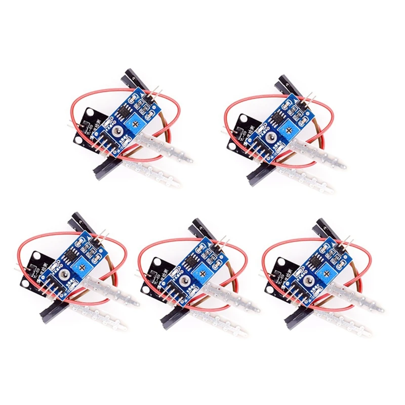 

5PCS Smart Electronics Soil Moisture Hygrometer Detection Module Pcb Moisture Sensor Development Board