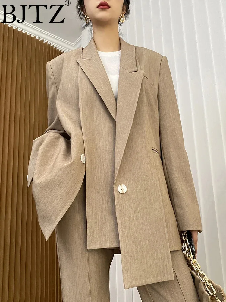 

Модный высококачественный дизайнерский Блейзер BJTZ в стиле пэчворк для женщин, элегантный темпераментный Универсальный Блейзер, куртка, женская одежда