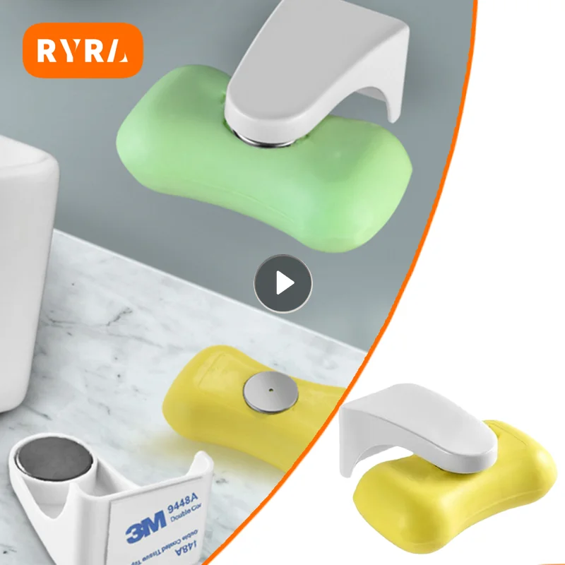 Magnetic Soap Holder Magic Soap Dish Organizer Bathroom Accessories Wall Mounted Sponge Holder Bathroom Kitchen Storage Rack
Magnetic Soap Holder Magic Soap Dish Organizer Bathroom Accessories Wall Mounted Sponge Holder Bathroom Kitchen Storage Rack