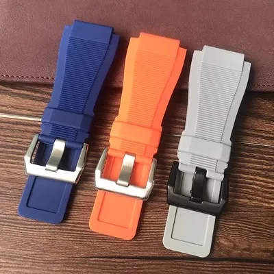34mm 24mm Watch Accessories Strap FOR Bell Ross BR01/BR03 Watch Band Soft Rubber Silicone Pin Buckle Wristwatch Bracelet 34*24mm
34mm 24mm Watch Accessories Strap FOR Bell Ross BR01/BR03 Watch Band Soft Rubber Silicone Pin Buckle Wristwatch Bracelet 34*24mm