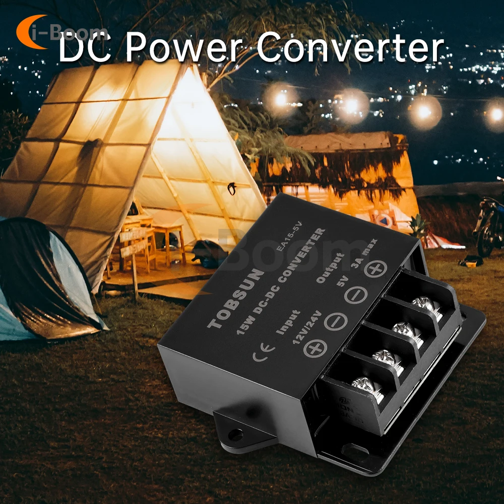 

Buck Module Voltage Converter Inverter DC Step-Down Power Supply DC5V~30V To 5V 3A/5A/10A/15A Voltage Regulator