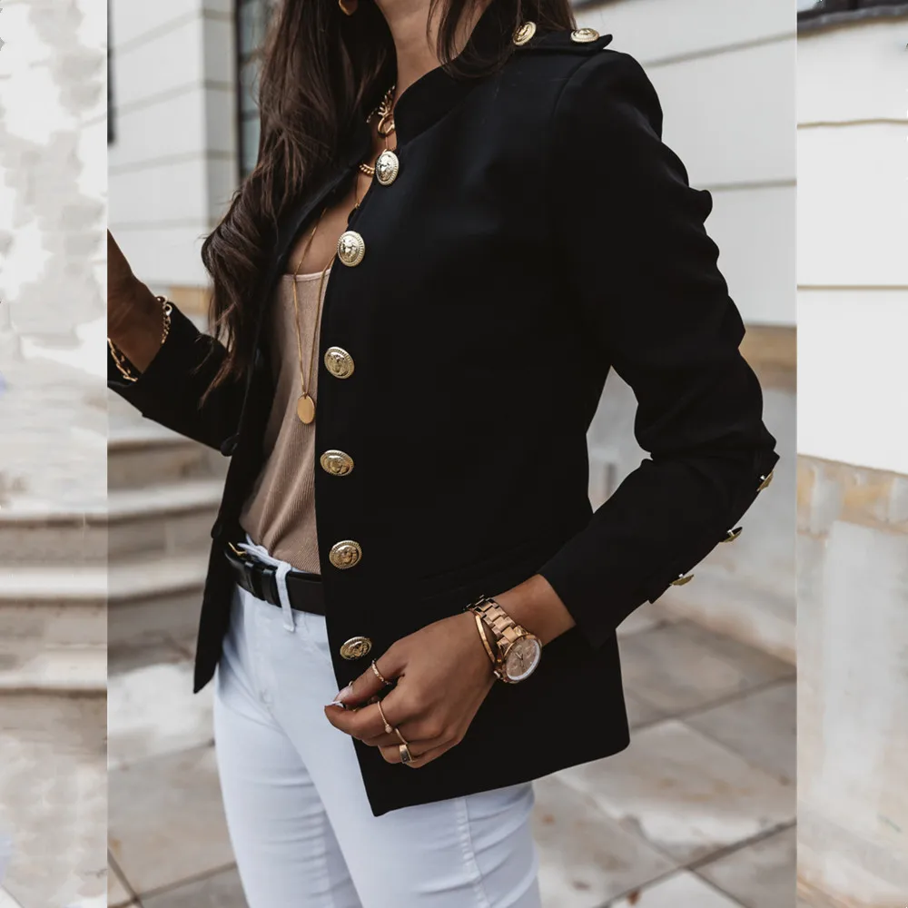 2023 New Autumn and Winter Fashion Long-sleeved Solid Color Blazer Khaki Office Ladies Slim Coat Warm Short Coat Clothing Tweed
2023 New Autumn and Winter Fashion Long-sleeved Solid Color Blazer Khaki Office Ladies Slim Coat Warm Short Coat Clothing Tweed