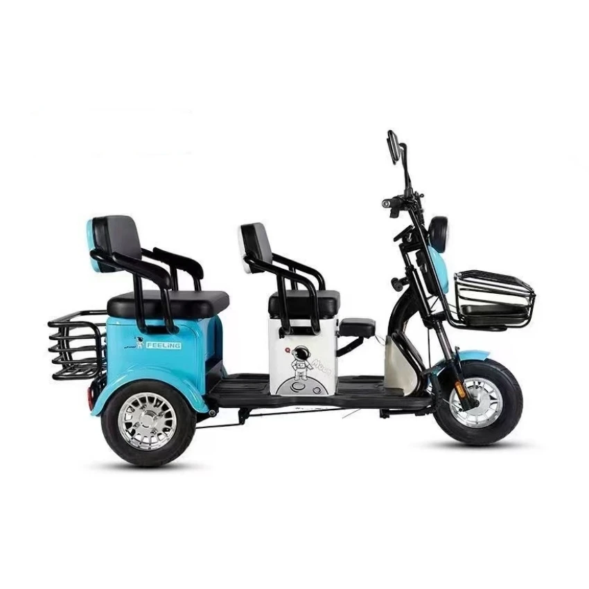 New electric tricycle adult household battery car to pick up children elderly scooter passenger and cargo dual use
New electric tricycle adult household battery car to pick up children elderly scooter passenger and cargo dual use