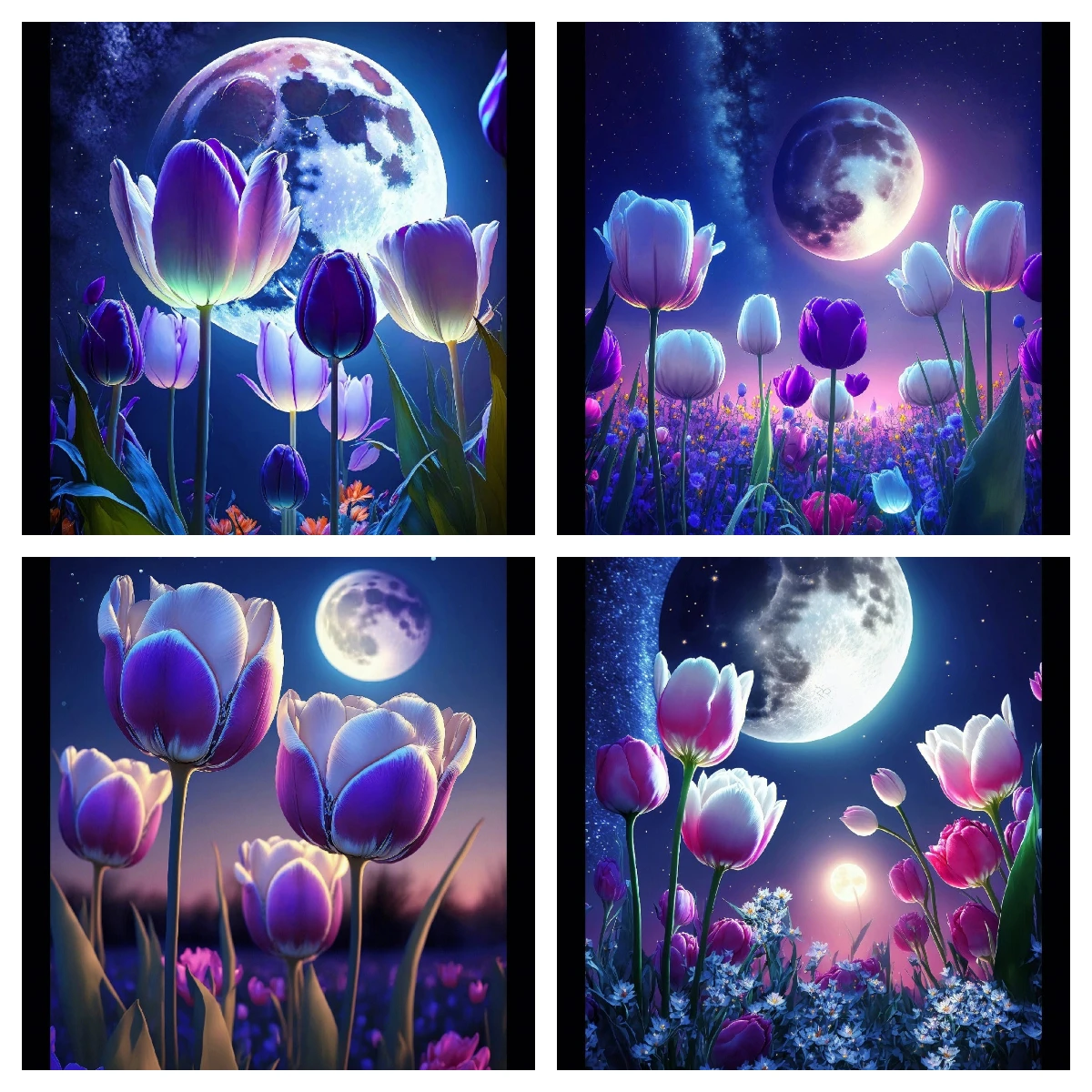 5D DIY Diamond Painting Dreamy Flowers Moon Scenery Embroidery Mosaic Picture Full Drill Cross Stitch Kit Living Room Home Decor
5D DIY Diamond Painting Dreamy Flowers Moon Scenery Embroidery Mosaic Picture Full Drill Cross Stitch Kit Living Room Home Decor