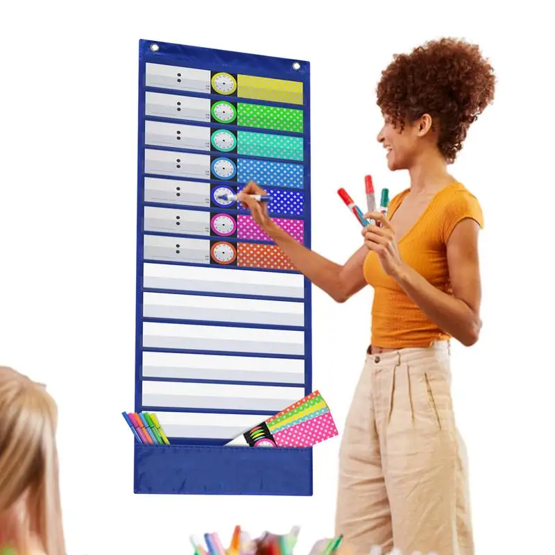 Classroom Pocket Chart Daily Schedule Pocket Chart Clock Time Subjects Scheduling Planner With Dry-Erase Cards Classroom Or Home
Classroom Pocket Chart Daily Schedule Pocket Chart Clock Time Subjects Scheduling Planner With Dry-Erase Cards Classroom Or Home