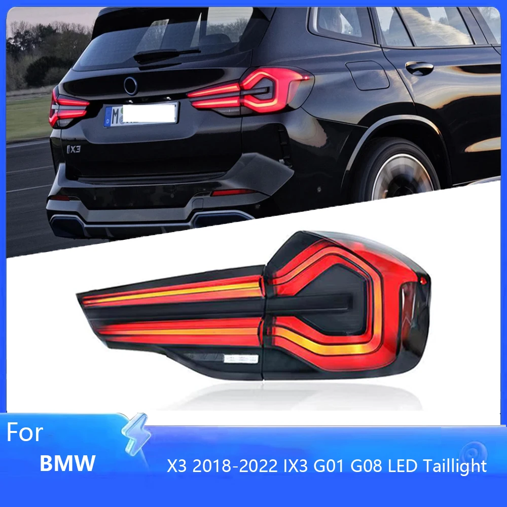 Taillights For BMW X3 LED Rear 2018-2022 IX3 G01 G08 Tail Lamp Car Styling DRL Dynamic Turn Signal Reverse Auto Accessories
Taillights For BMW X3 LED Rear 2018-2022 IX3 G01 G08 Tail Lamp Car Styling DRL Dynamic Turn Signal Reverse Auto Accessories