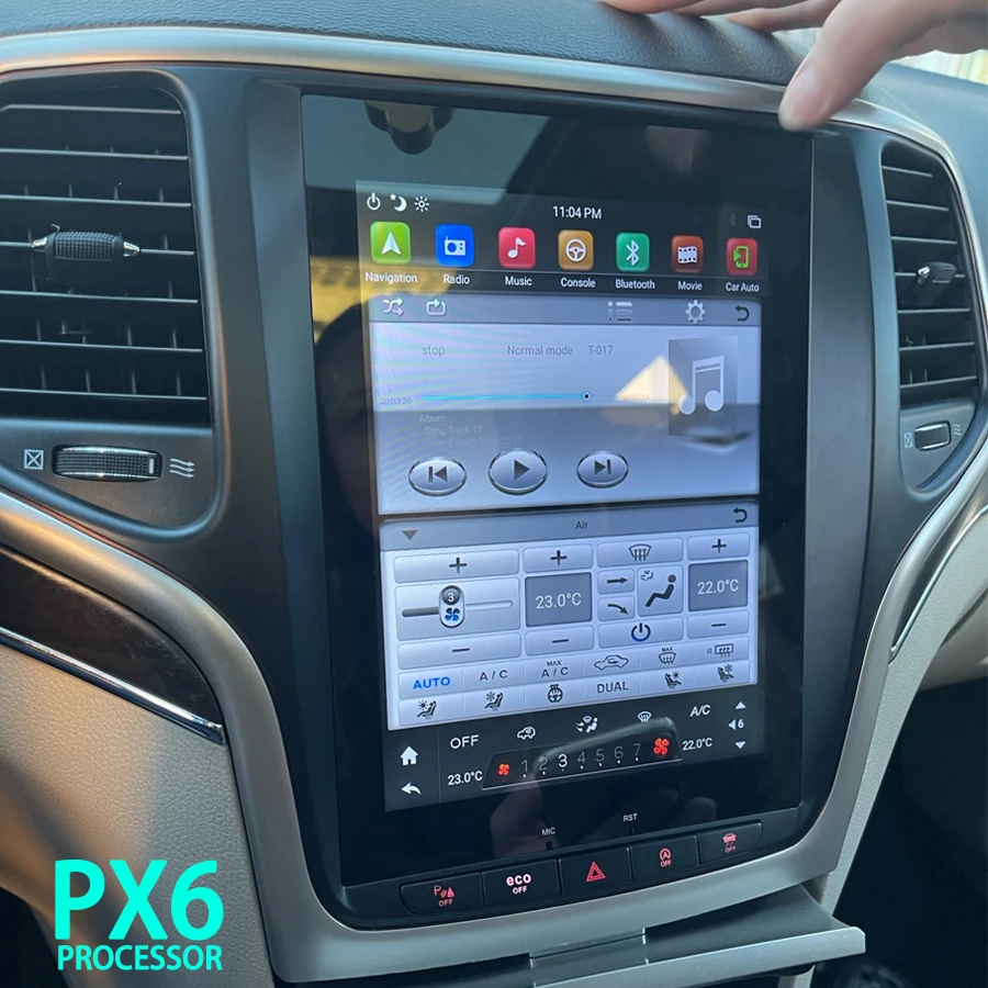 64 ГБ Android автомобильный GPS-навигатор 10 4 "Tesla Style вертикальный экран для Jeep Grand