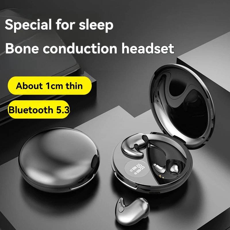 

NEW Sleep Invisible Earbuds Tiny Mini Headphones Hidden Noise Cancelling TWS Wireless Earphones Sports Stereo Bluetooth 5.3