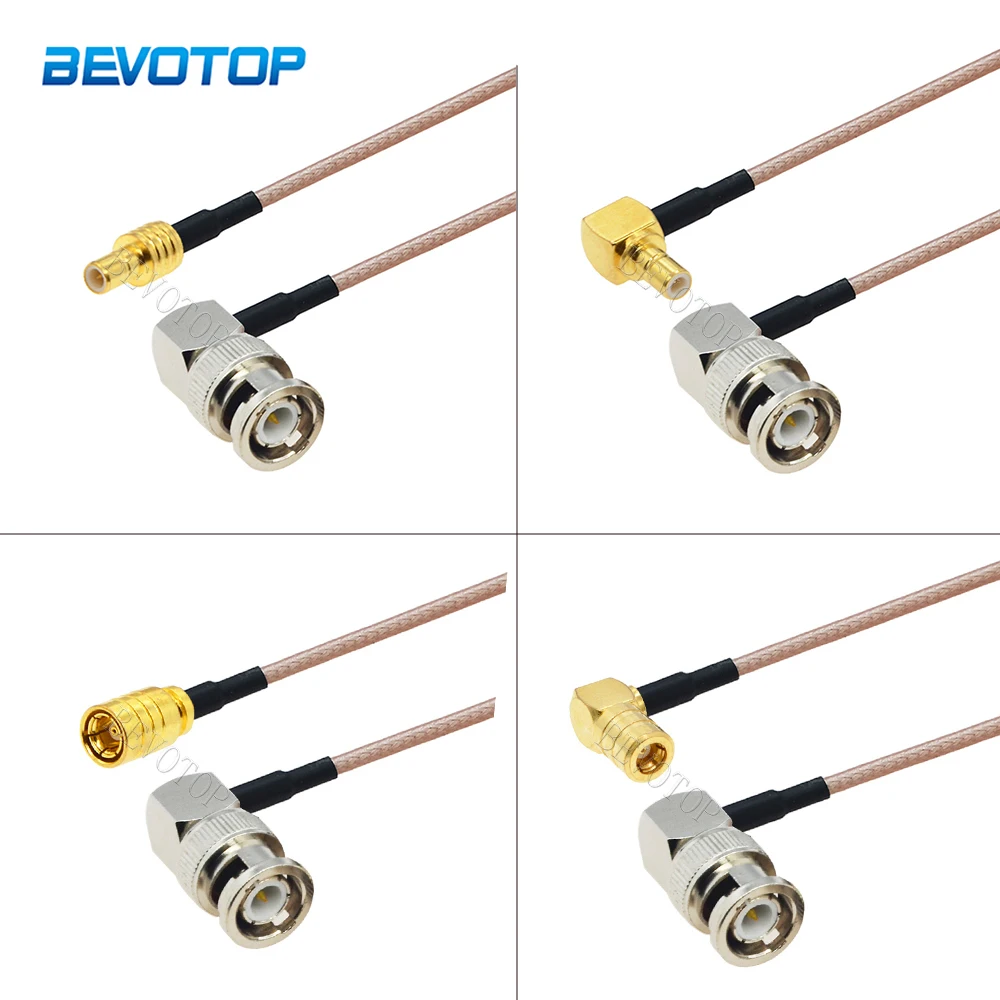 RG-316 BNC Male Right Angle to SMB Male/Female Connector RG316 Cable 50-3 Ohm RF Coaxial Pigtail Extension Cord Jumper Cable
RG-316 BNC Male Right Angle to SMB Male/Female Connector RG316 Cable 50-3 Ohm RF Coaxial Pigtail Extension Cord Jumper Cable