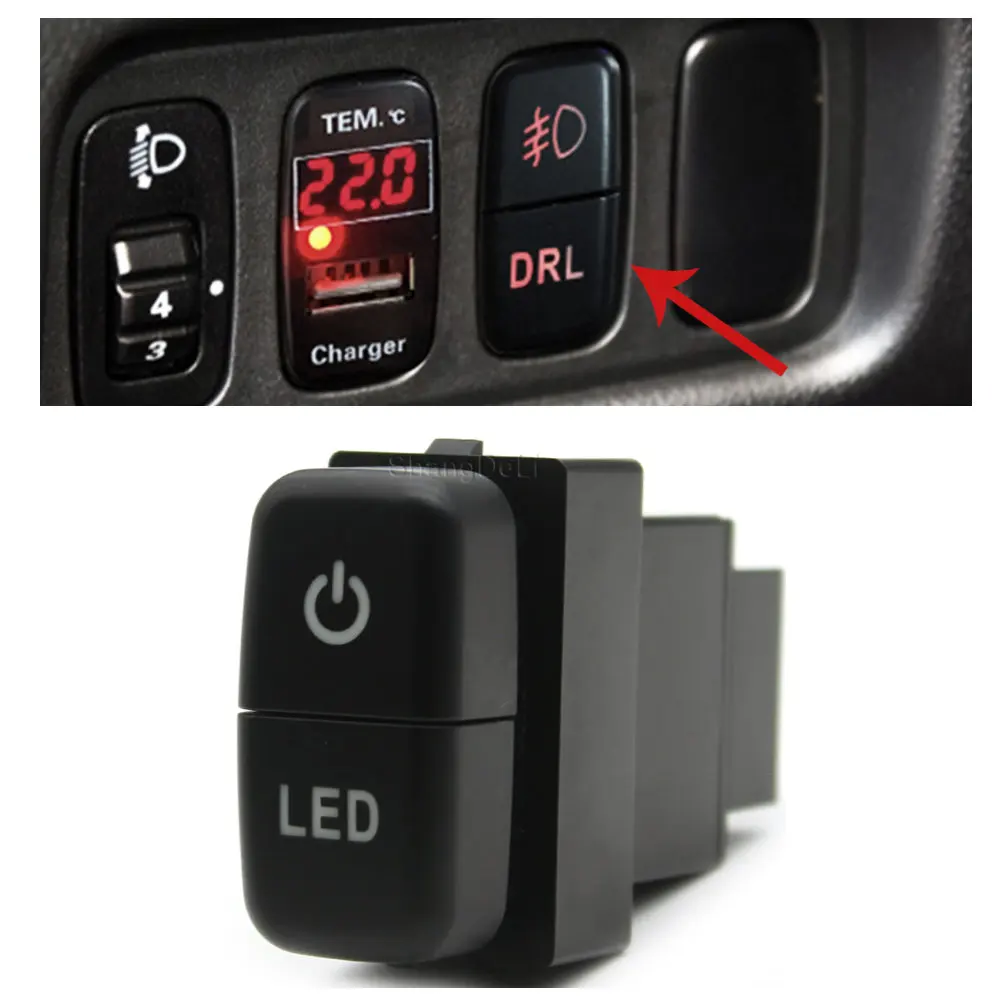 Double Key Switch Car Power On Off Switch LED Button Switch With Wire Fit For Mitsubishi Lancer EX Pajero V73 V93 V97
Double Key Switch Car Power On Off Switch LED Button Switch With Wire Fit For Mitsubishi Lancer EX Pajero V73 V93 V97