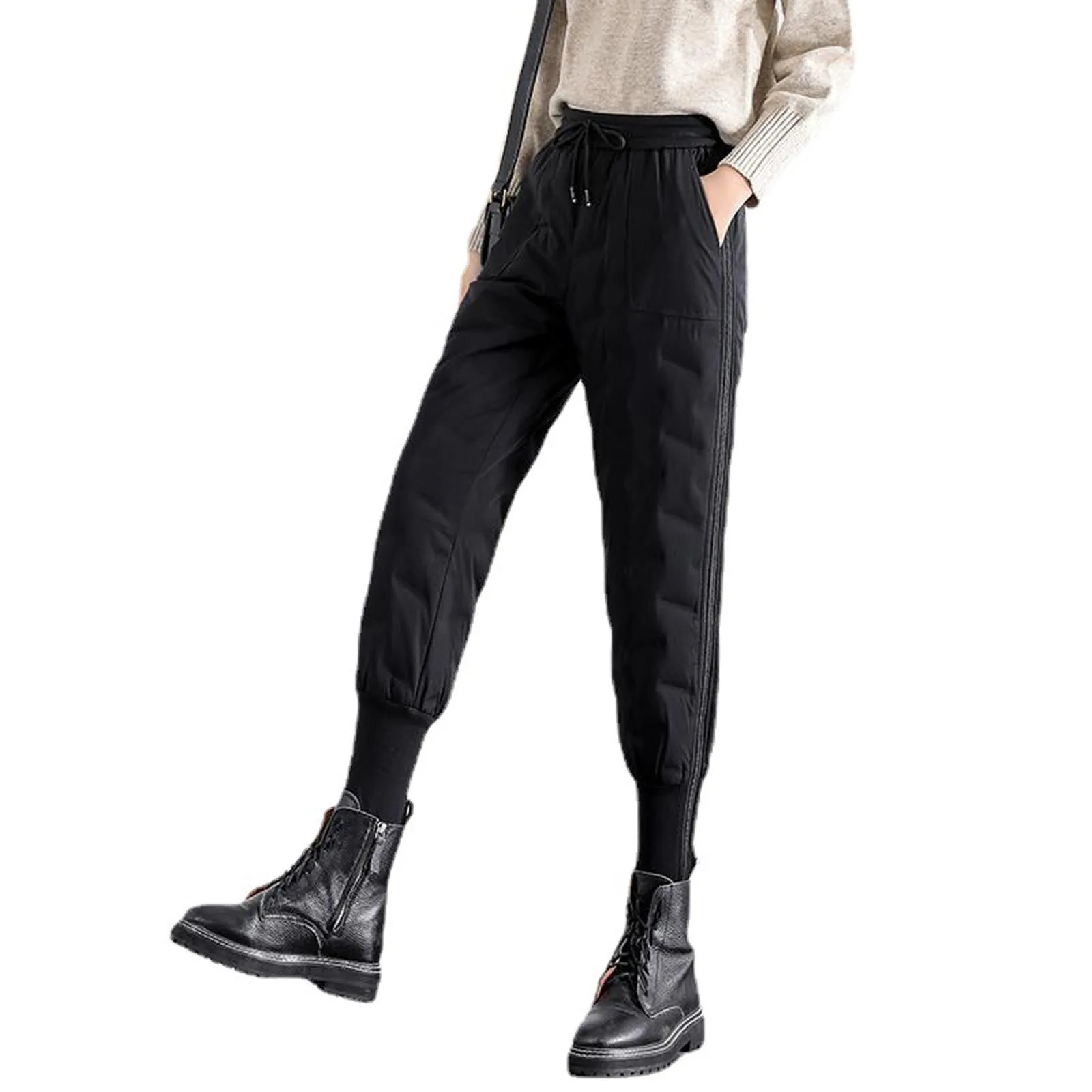 Baggy Thicken Down Cotton Pants Winter Warm Women'S Wide Leg Pantalones Casual High Waist Snow Sweatpants Big Size Pantalon
Baggy Thicken Down Cotton Pants Winter Warm Women'S Wide Leg Pantalones Casual High Waist Snow Sweatpants Big Size Pantalon