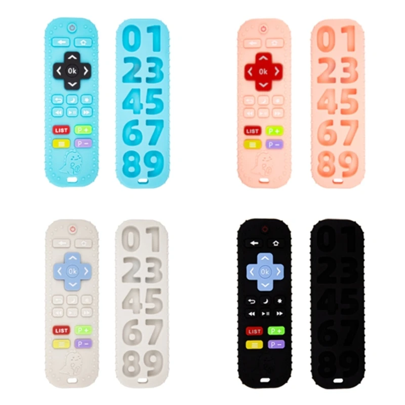 Upgraded Baby Teething Toy Silicone Teether Toy for Babies 6-12 Months Cute Remote Control Shape Teething Toy Soft K1KC
Upgraded Baby Teething Toy Silicone Teether Toy for Babies 6-12 Months Cute Remote Control Shape Teething Toy Soft K1KC