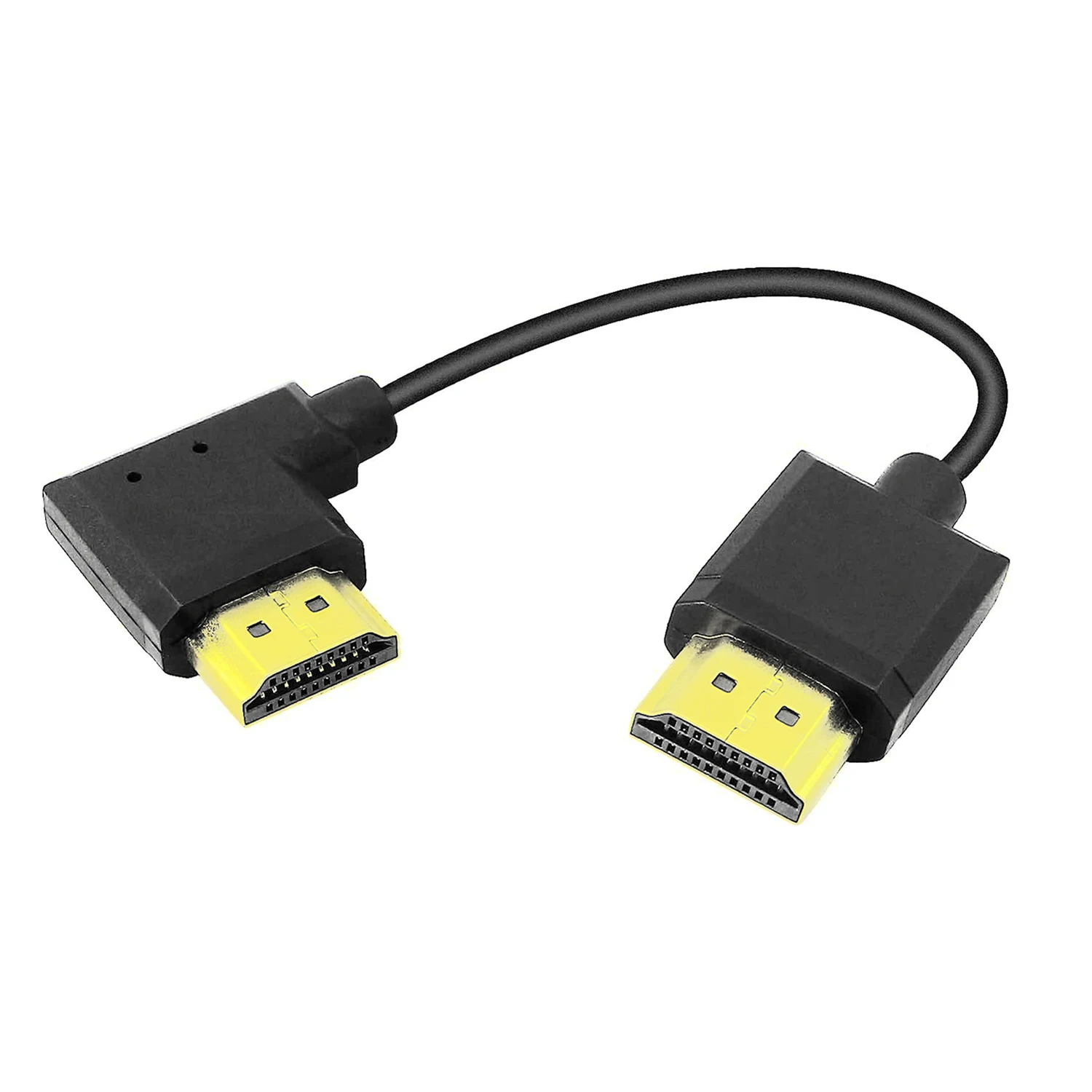 90 Degree Leftward Angle 4K UHD High Speed Adapter HD Male to Male Connector Short Cable for Raspberry Pi Laptop Camera HDTV
90 Degree Leftward Angle 4K UHD High Speed Adapter HD Male to Male Connector Short Cable for Raspberry Pi Laptop Camera HDTV