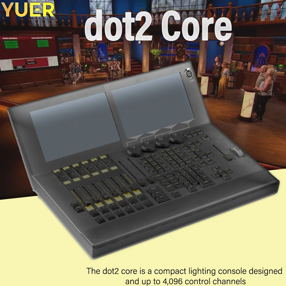 MA2 Dot2 Core lighting console Linux system DMX512 DJ bar disco professional equipment stage lighting controller 4096 channels
MA2 Dot2 Core lighting console Linux system DMX512 DJ bar disco professional equipment stage lighting controller 4096 channels