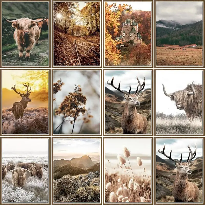 CHENISTORY Paint By Numbers Autumn Scenery Diy Pictures By Number Deer Animal Kits Drawing On Canvas Handpainted Home Decor
CHENISTORY Paint By Numbers Autumn Scenery Diy Pictures By Number Deer Animal Kits Drawing On Canvas Handpainted Home Decor