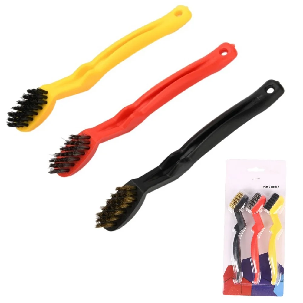 3pcs Mini Remove Rust Brush Brass Cleaning Polishing Metal Brushes Brass Wire Steel Wire Nylon Brush Clean Tools Toothbrush
3pcs Mini Remove Rust Brush Brass Cleaning Polishing Metal Brushes Brass Wire Steel Wire Nylon Brush Clean Tools Toothbrush