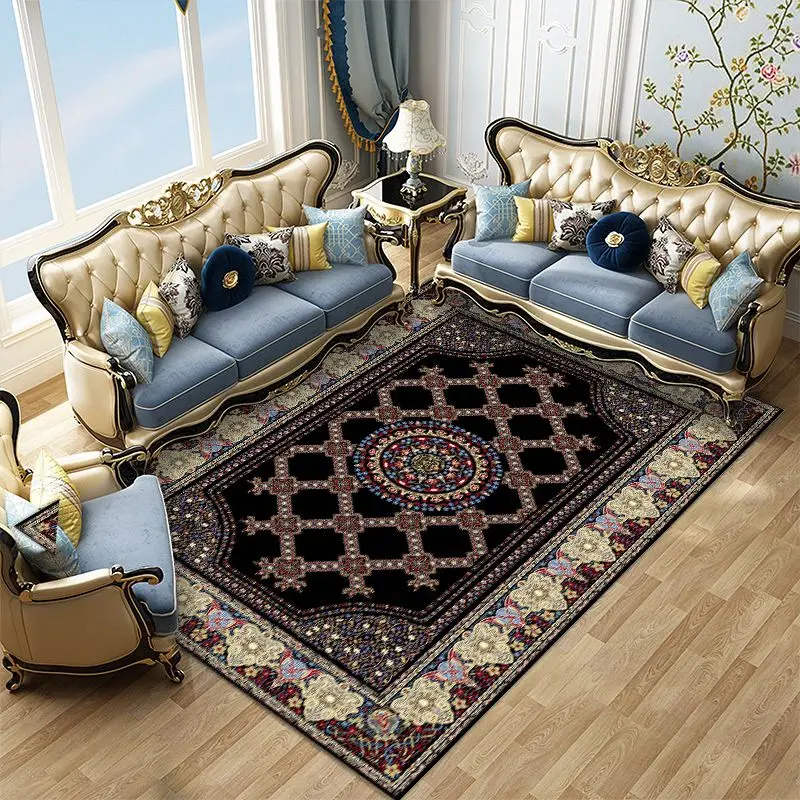 Home Carpets Living Room Bohemian Retro Large Decor Carpets Balcony Bedroom Bedside Area Rug Anti-Slip Kitchen Floor Mats
Home Carpets Living Room Bohemian Retro Large Decor Carpets Balcony Bedroom Bedside Area Rug Anti-Slip Kitchen Floor Mats