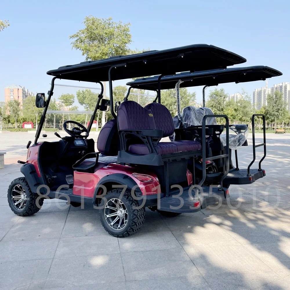 2023 New Model Style 2 4 6 Seat Sightseeing Bus Club Cart Electric Golf Buggy Hunting Cart with 4 Wheel Disc Brakes
2023 New Model Style 2 4 6 Seat Sightseeing Bus Club Cart Electric Golf Buggy Hunting Cart with 4 Wheel Disc Brakes