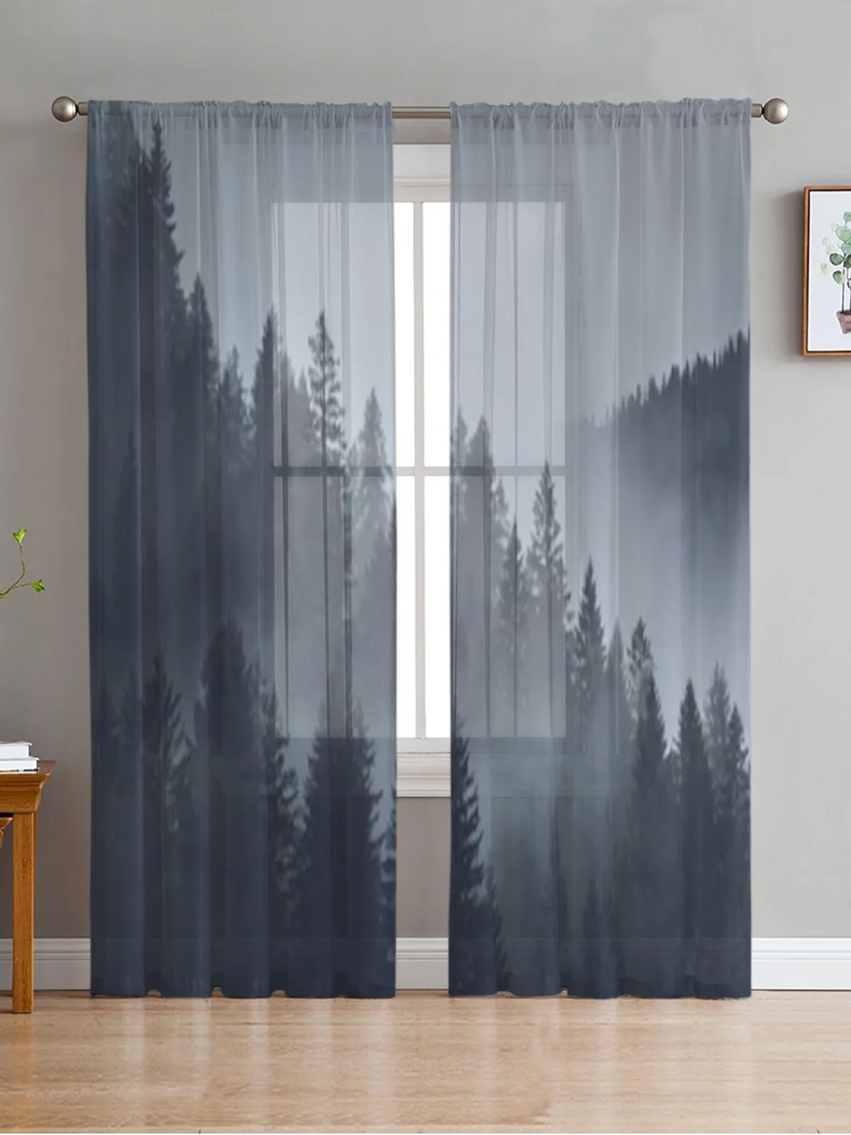 Mystical Forest Sheer Curtains Bedroom Voile Curtain Living Room Window Sheer Curtains Kitchen Tulle Drapes
Mystical Forest Sheer Curtains Bedroom Voile Curtain Living Room Window Sheer Curtains Kitchen Tulle Drapes