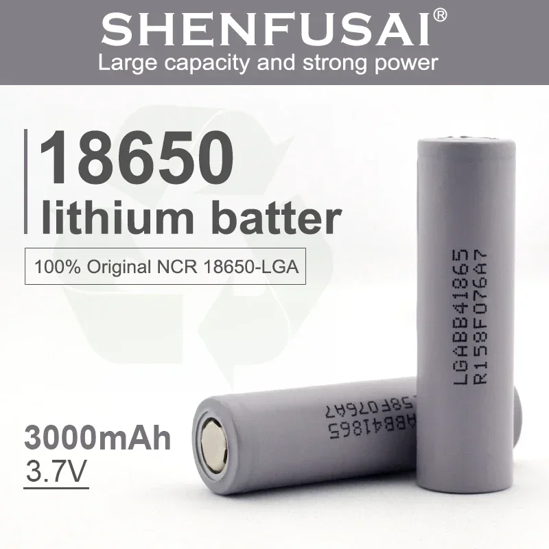 LGABB41865 lithium ion rechargeable battery, 3.7V, 3000mAh, 20A discharge, suitable for e-cigarettes, electric tools, etc
LGABB41865 lithium ion rechargeable battery, 3.7V, 3000mAh, 20A discharge, suitable for e-cigarettes, electric tools, etc