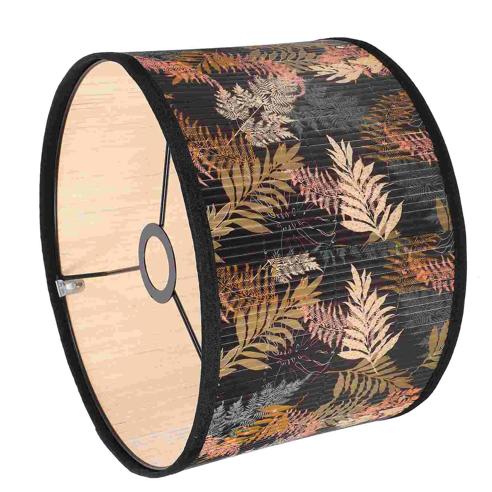 Bamboo Lamp Shade Printed Lampshade Vintage Drum Pendant Light Shade Bulbs Lamp Cover Chandelier Lamp Accessory Ceiling Hanging
Bamboo Lamp Shade Printed Lampshade Vintage Drum Pendant Light Shade Bulbs Lamp Cover Chandelier Lamp Accessory Ceiling Hanging