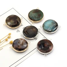 Natural Stone Pendant Connectors Round Faceted Dragon Pattern Agate Stone Link Charms for Jewelry Making Women Gift Accessories
Natural Stone Pendant Connectors Round Faceted Dragon Pattern Agate Stone Link Charms for Jewelry Making Women Gift Accessories