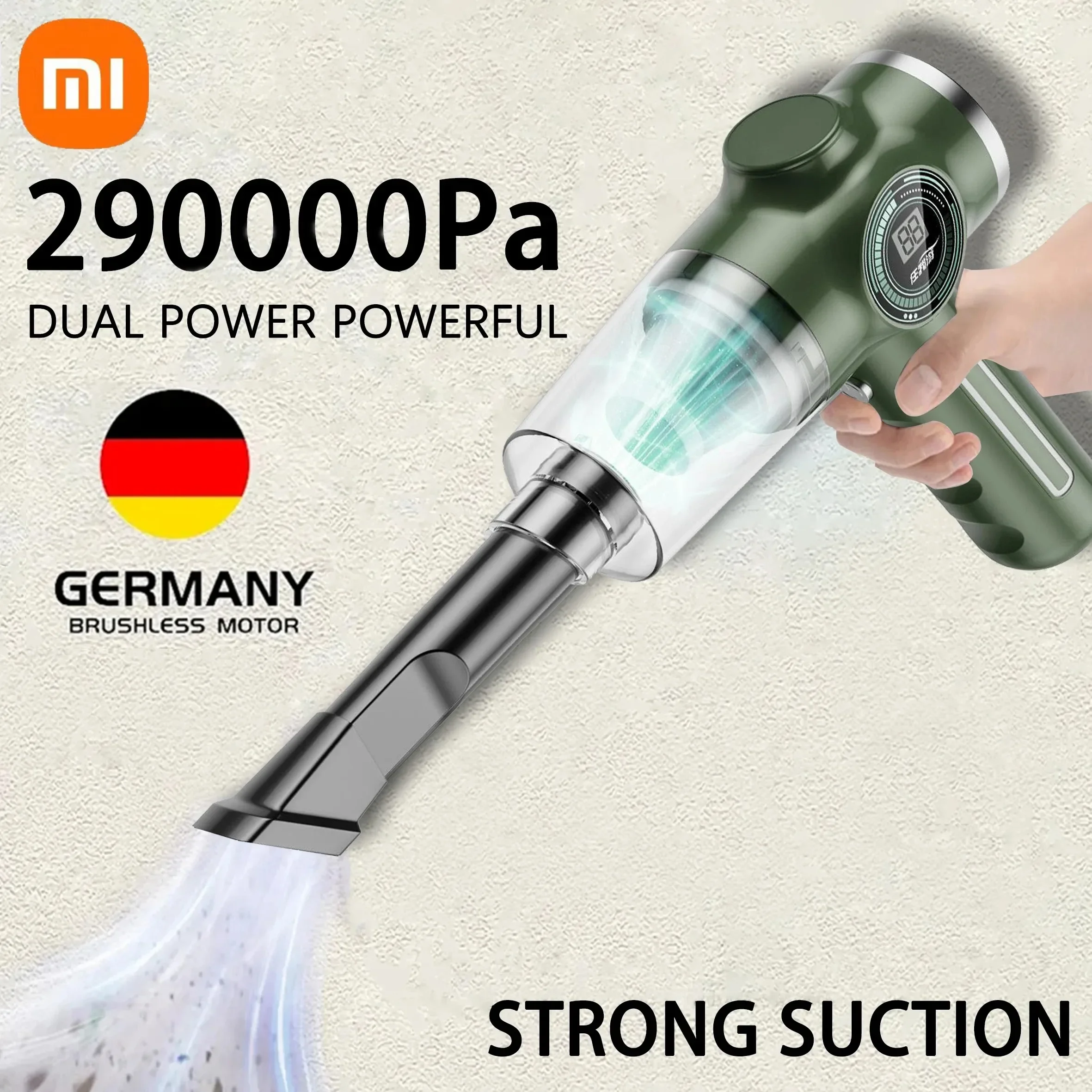 Xiaomi 290000Pa Portable Vacuum Cleaner Wireless Powerful Handheld Robot Vacuum Cleaner Mini For Car Home Office Appliance
Xiaomi 290000Pa Portable Vacuum Cleaner Wireless Powerful Handheld Robot Vacuum Cleaner Mini For Car Home Office Appliance