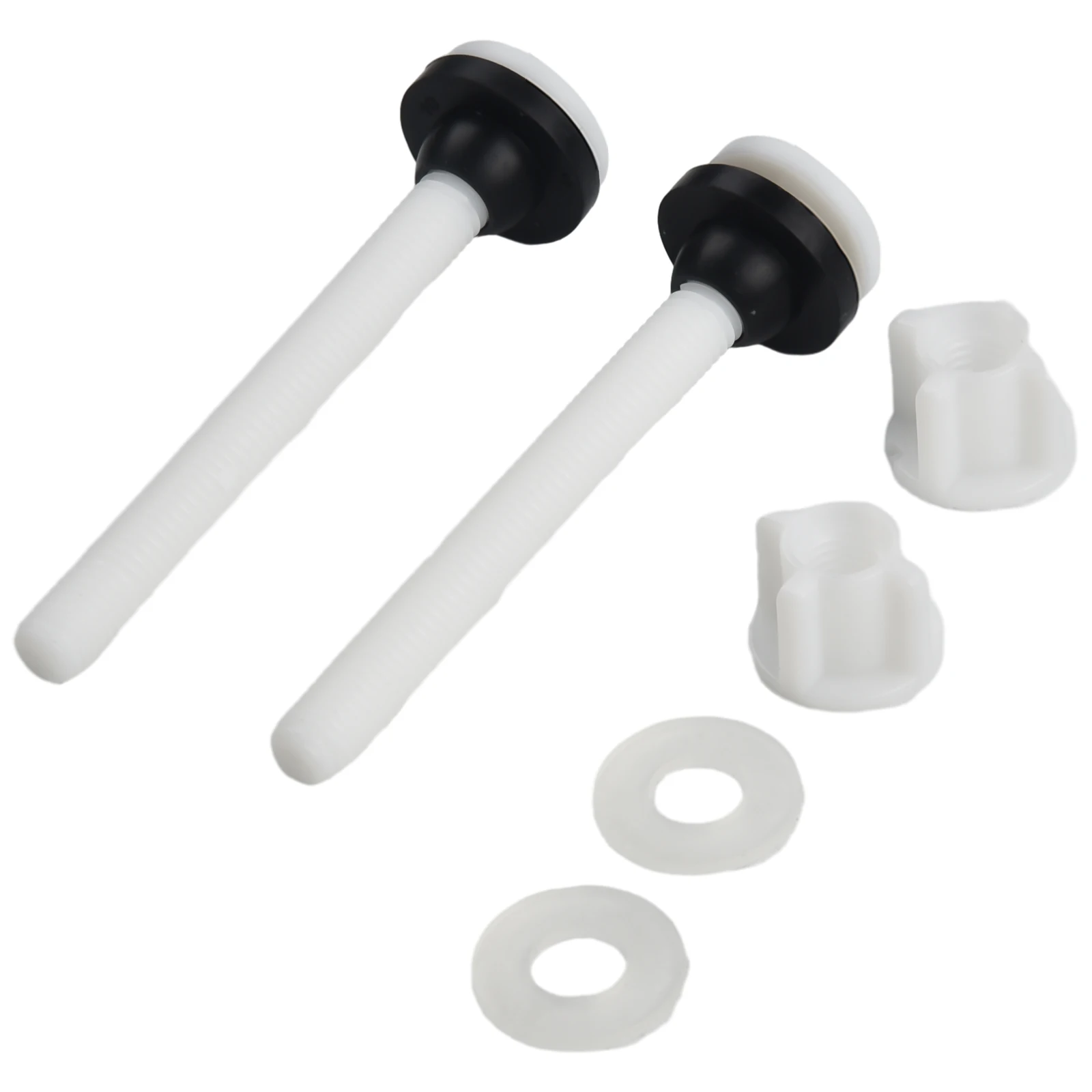 2 Pack Plastic Toilet Seat Hinge Bolts And Nuts With Washers For Mount For Fastening And Repair Your Toilet Seat
2 Pack Plastic Toilet Seat Hinge Bolts And Nuts With Washers For Mount For Fastening And Repair Your Toilet Seat