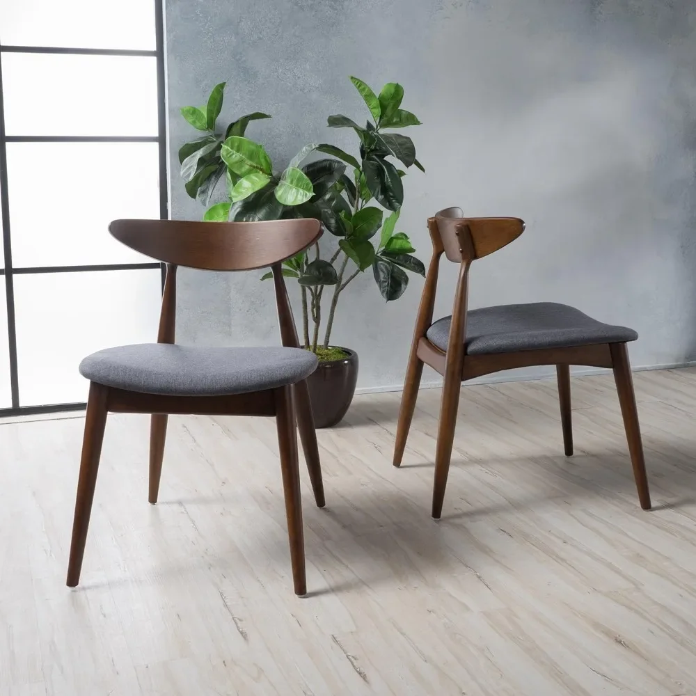 Dining chair, fabric upholstered dining chair, 2-piece set, charcoal color, suitable for kitchen and restaurant dining chairs
Dining chair, fabric upholstered dining chair, 2-piece set, charcoal color, suitable for kitchen and restaurant dining chairs