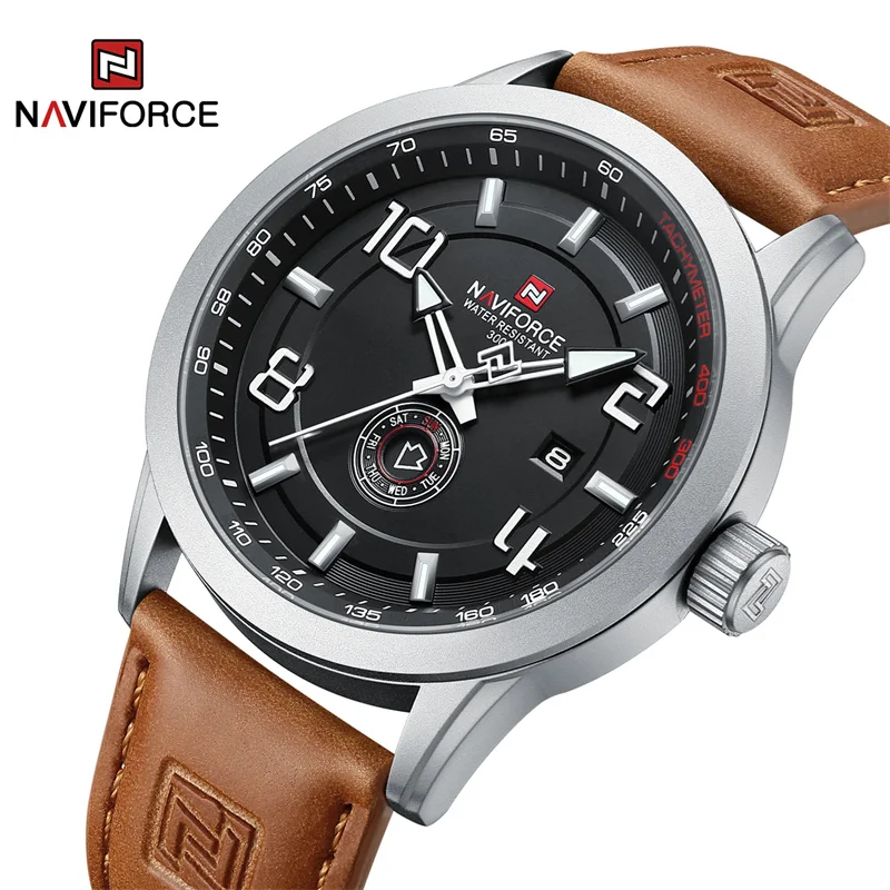 

NAVIFORCE Original Luxury Men's Wristwatch Luminous Date Week Male Quartz Watch Casual Sports Waterproof Clock Relogio Masculino