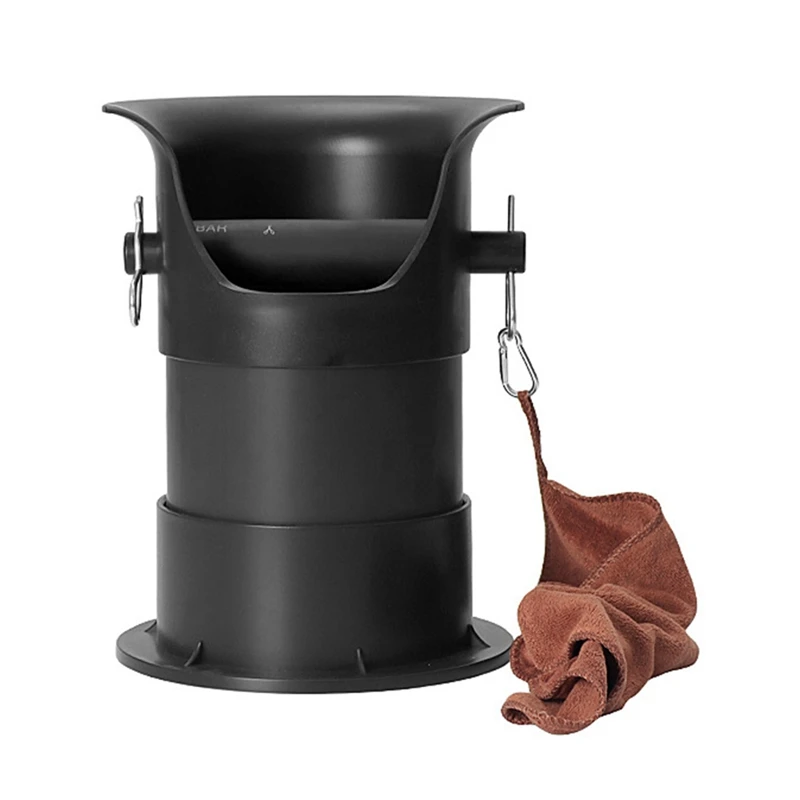 Knock Box Replacement Parts For Espresso Grounds With Removable Non-Slip Base, Coffee Grind Collection Dump Bin,Black
Knock Box Replacement Parts For Espresso Grounds With Removable Non-Slip Base, Coffee Grind Collection Dump Bin,Black