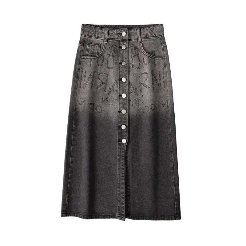 2023 New Oversized Spring Autumn Slim Print Denim Skirt For Women's Clothing Casual High Waisted Button Jeans Skirts 78
2023 New Oversized Spring Autumn Slim Print Denim Skirt For Women's Clothing Casual High Waisted Button Jeans Skirts 78