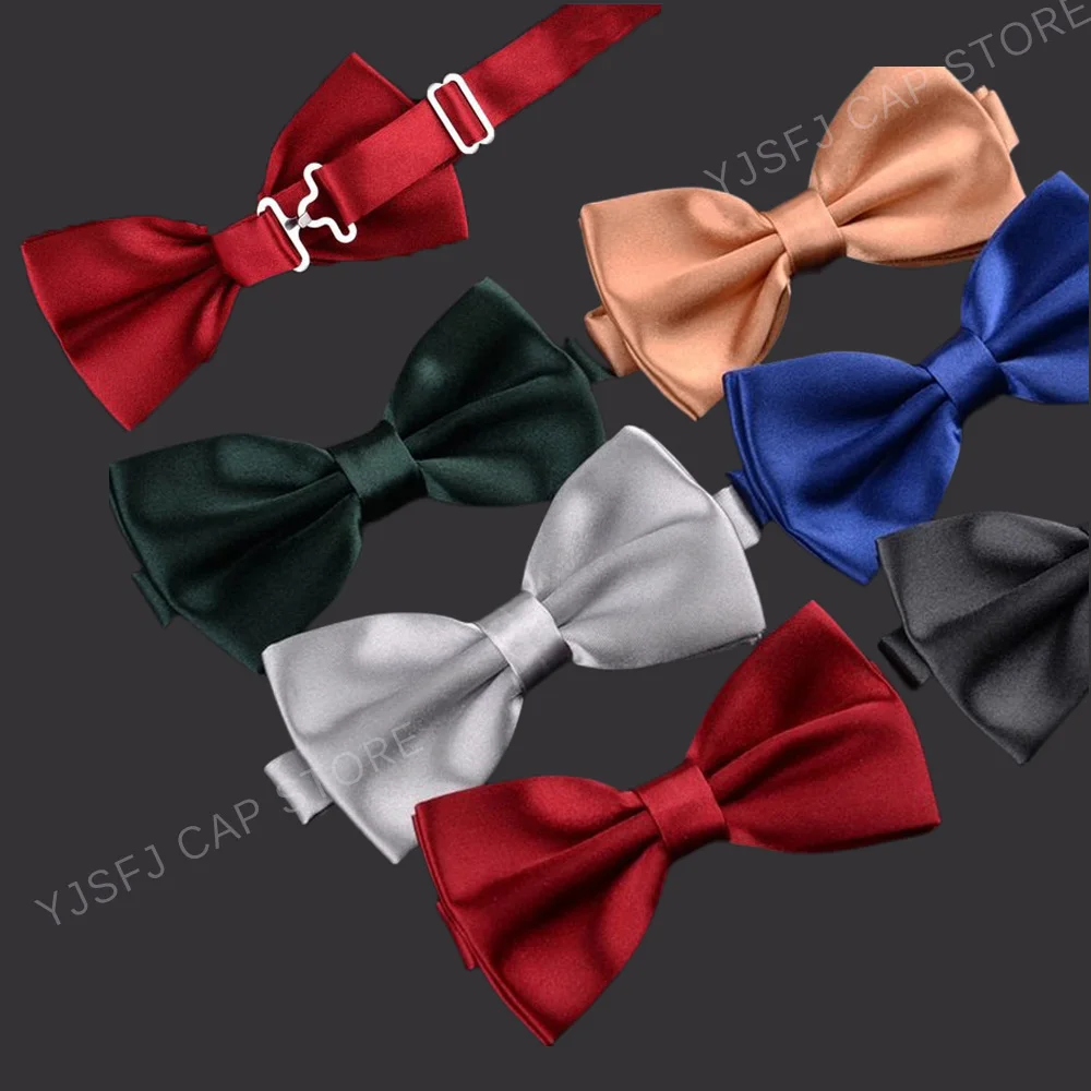 

1PC Fashion Solid Colors Classic Knot Bow Tie For Gentleman Men Classic Tuxedo Bowtie Butterfly Wedding Party Gift For Men Boys