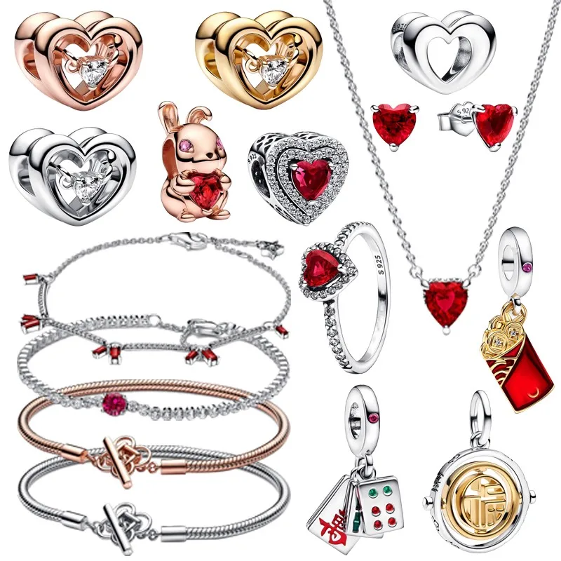 2022 New Year's Special Gift 925 Sterling Silver Red Envelope Pendant Cute Rabbit Suitable For Original Pandora Charm Bracelet
2022 New Year's Special Gift 925 Sterling Silver Red Envelope Pendant Cute Rabbit Suitable For Original Pandora Charm Bracelet